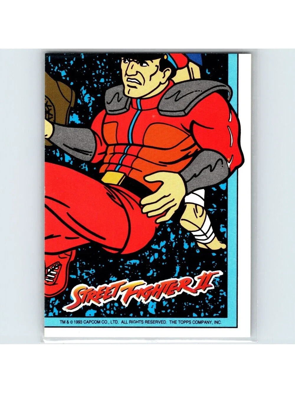 1993 Topps Street Fighter II Ken #7 Stickers